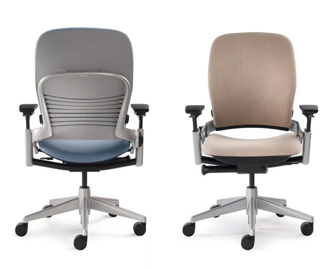 I'm using the standard Steelcase Leap Work Chair with platinum base, 