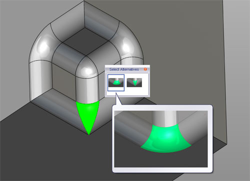 SolidWorks 2008 corner fillet