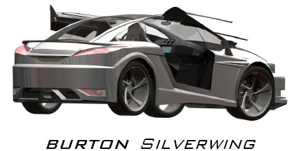 burton-car-silverwing silverwing car designed in SolidWorks