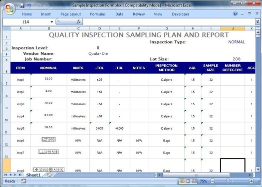 inspection-xpert-03 inspections sheets for solidworks