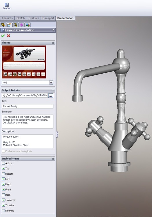 solidworks-presentation-man solidworks presentation studio manager