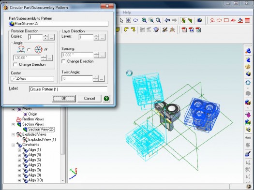 Creating Assembly Patterns in Alibre V12
