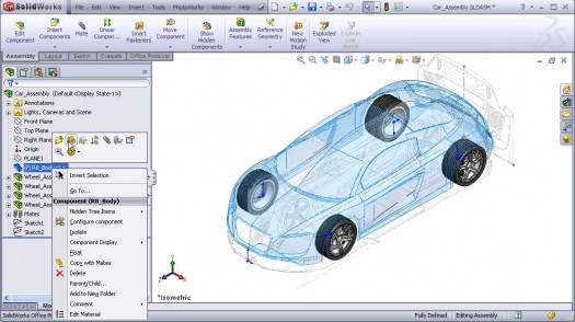 SolidWorks Audi R8 car modeling tutorial_05