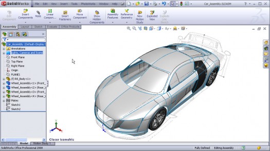 SolidWorks Audi R8 car modeling tutorial_06