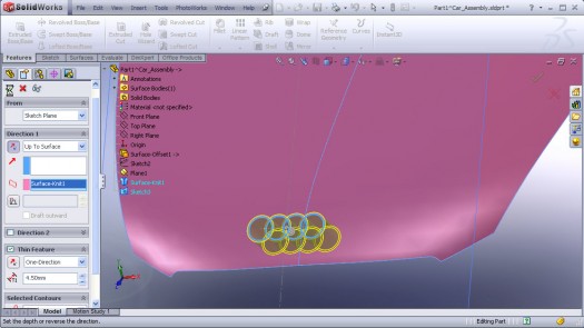 SolidWorks Audi R8 car modeling tutorial_07