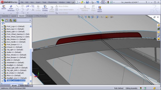SolidWorks Audi R8 car modeling tutorial_10
