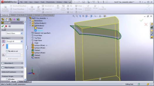SolidWorks Audi R8 car modeling tutorial