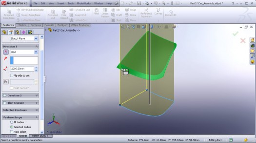 SolidWorks Audi R8 car modeling tutorial