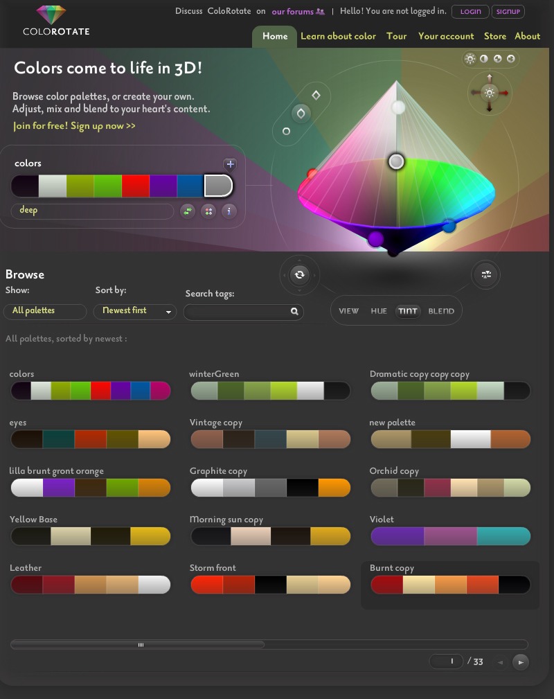 ColoRotate. 3D Color Tool Bangs Close to 3D UI on the  SolidSmack