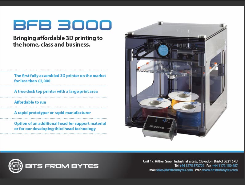 Vorige hoogtepunt Ruwe slaap BFB $3000 3D Printer Gives HP Designjet a Run for the Money - SolidSmack
