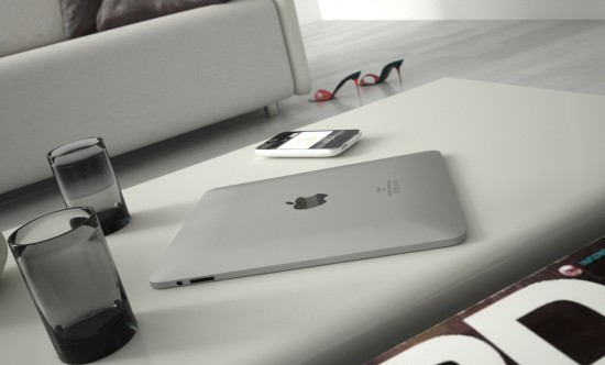 Dripta Roy iPad rendering Rhino and Maxwell