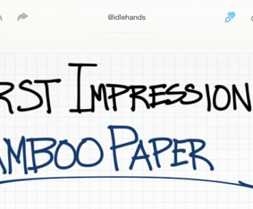 First Impression: Wacom's Bamboo Paper for iPad