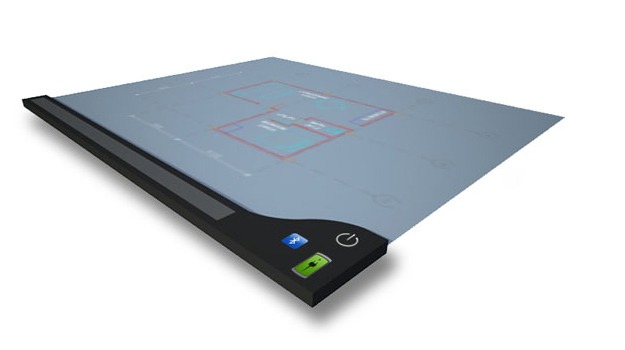 SoftSheet: Foldable, Large Format Touchscreen Concept