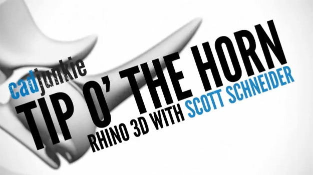 New Cadjunkie Series Gets You Going in Rhino Tips and Tricks