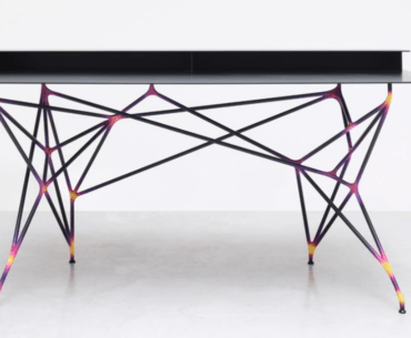 Multithread 3D Printed Furniture Highlights Force Distribution