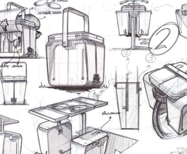 Behind the Design Process: All-In-One Bicycle Picnic Set by Jeriel Bobbe