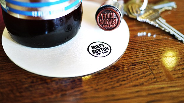 The Inspector Stamp: Make a Business Card Out of a Beer Coaster (or a Hand)