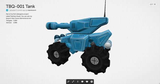 lil' blue buggy. with guns.