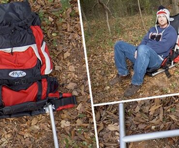 Gear-Tweaking: Four-in-One Pack Combines Saw, Seat, Hammock and Pack