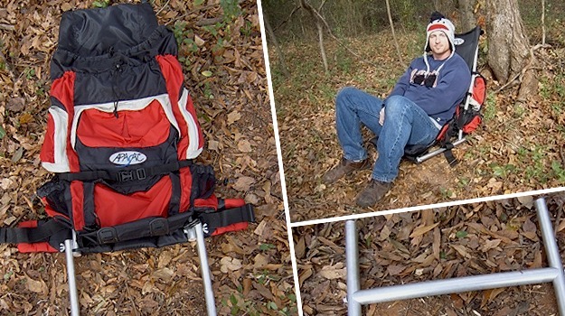 Gear-Tweaking: Four-in-One Pack Combines Saw, Seat, Hammock and Pack