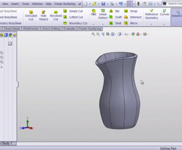 Power Surfacing 101 for SolidWorks: Create an Organic Pitcher Design