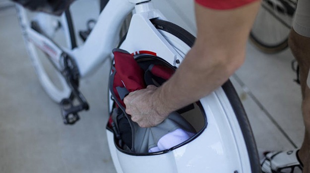 Could the 'Transport' Solve the Cycling+Bag Carrying Problem Once and For All?