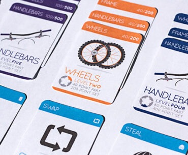 Geared: New Bike Building Card Game Encourages Quick Design Decisions