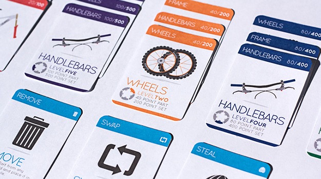 Geared: New Bike Building Card Game Encourages Quick Design Decisions