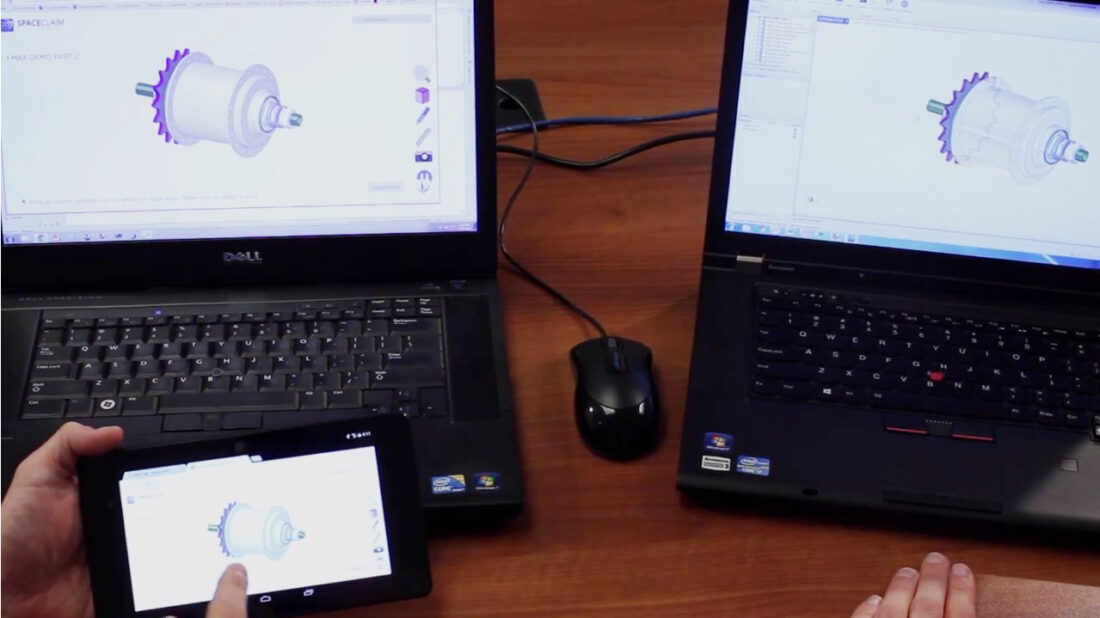 SpaceClaim Introduces First Live 3D CAD Collaboration (Cloud Not Required)