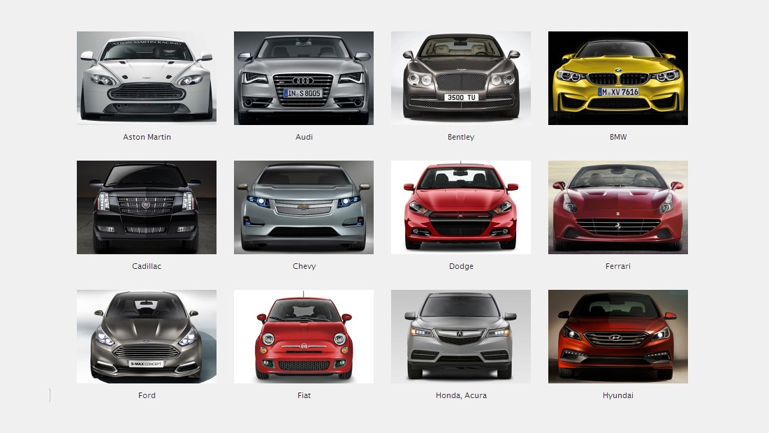 Faces of Cars