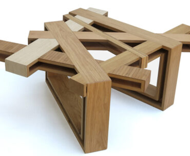 Industrial Designer Eli Chissick's Brilliant Upcycled Wood Furniture
