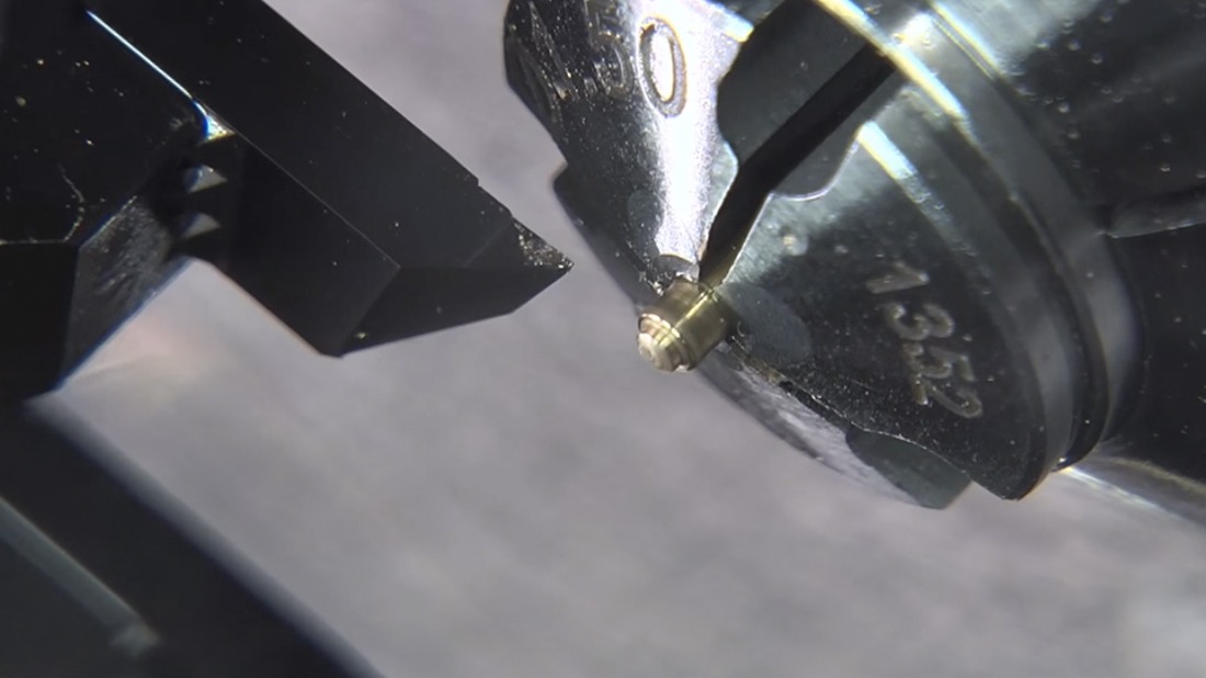 Micro-Fabrication: Watch These Tiny Watch Parts Get Machined on a Tornos SwissNano