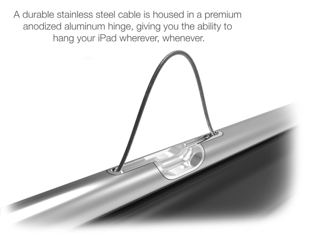 white barcelona chair on green