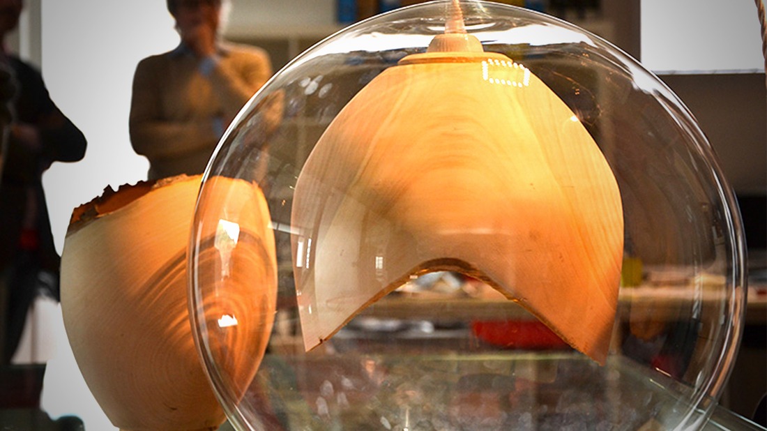 Behind the Design: Slow Wood's Wood and Blown Glass Teca Lamp