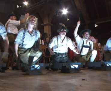 Lederhosen-Clad Dudes Play Metal Toolboxes as Musical Instruments