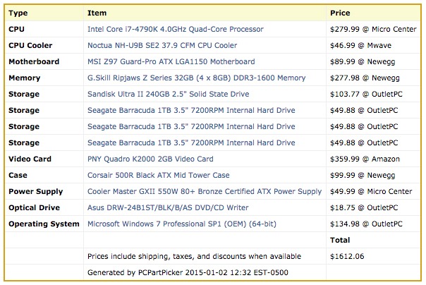 PCPartList
