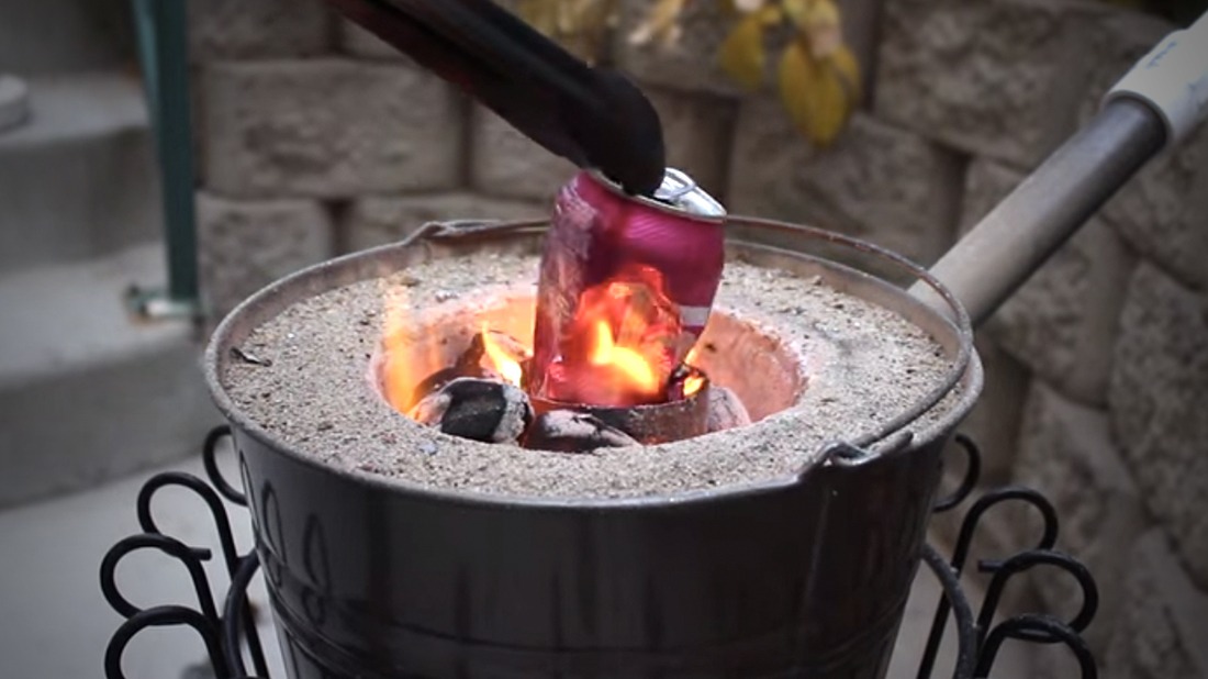 Upcycling Used Coca-Cola Cans into Usable Aluminum