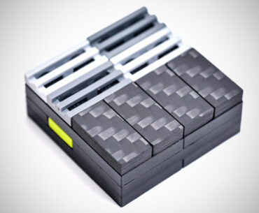 Cool Dad Designs Carbon Fiber LEGO Tiles for His Sons