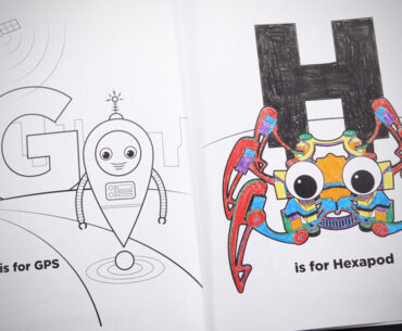 Inspire the Nascent Nerd within Your Children with This Robot Coloring Book