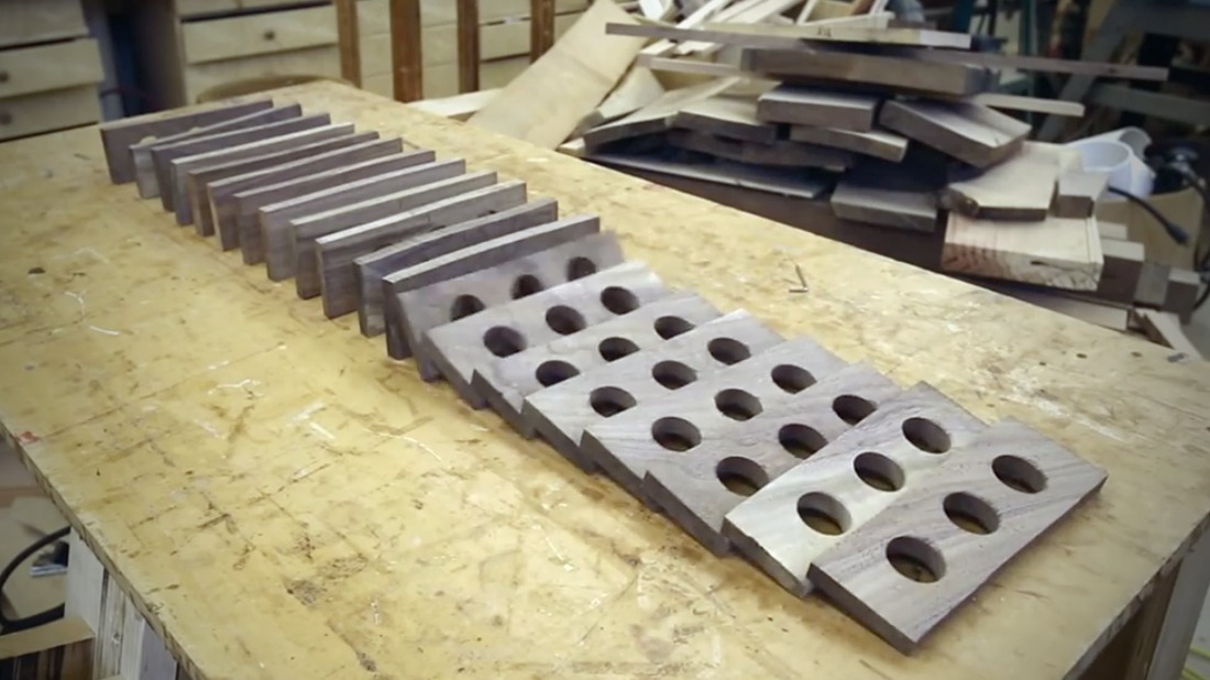 Watch Frank Howarth Have a Blast While Fulfilling a Wood Sake Tray Production Order