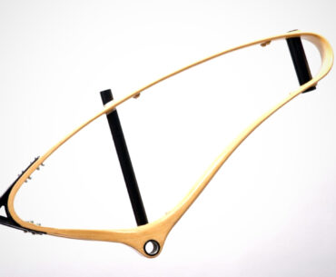 Unibody Wooden Bike Frame Uses Natural Wood Properties for Shock Absorption