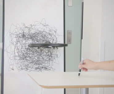This Flying Pantograph Drone Could Make Vertical Whiteboard Sketching Obsolete