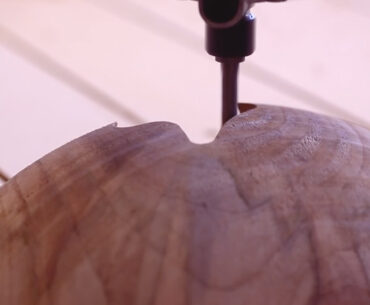 Frank Howarth’s Latest Project Includes Cutting a Wood Bowl with a CNC Machine