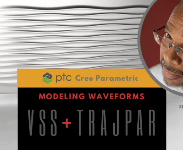 Tutorial: Model Wave Forms using Creo Parametric Variable Section Sweep and TRAJPAR Function – (Advanced)