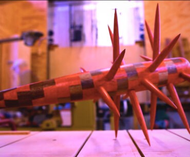 Watch Master Woodworker Frank Howarth Craft a Zombie Killer Bat