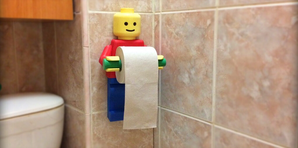 Model of the Week: LEGO Man Toilet Paper Holder [Everything is Awesome ...