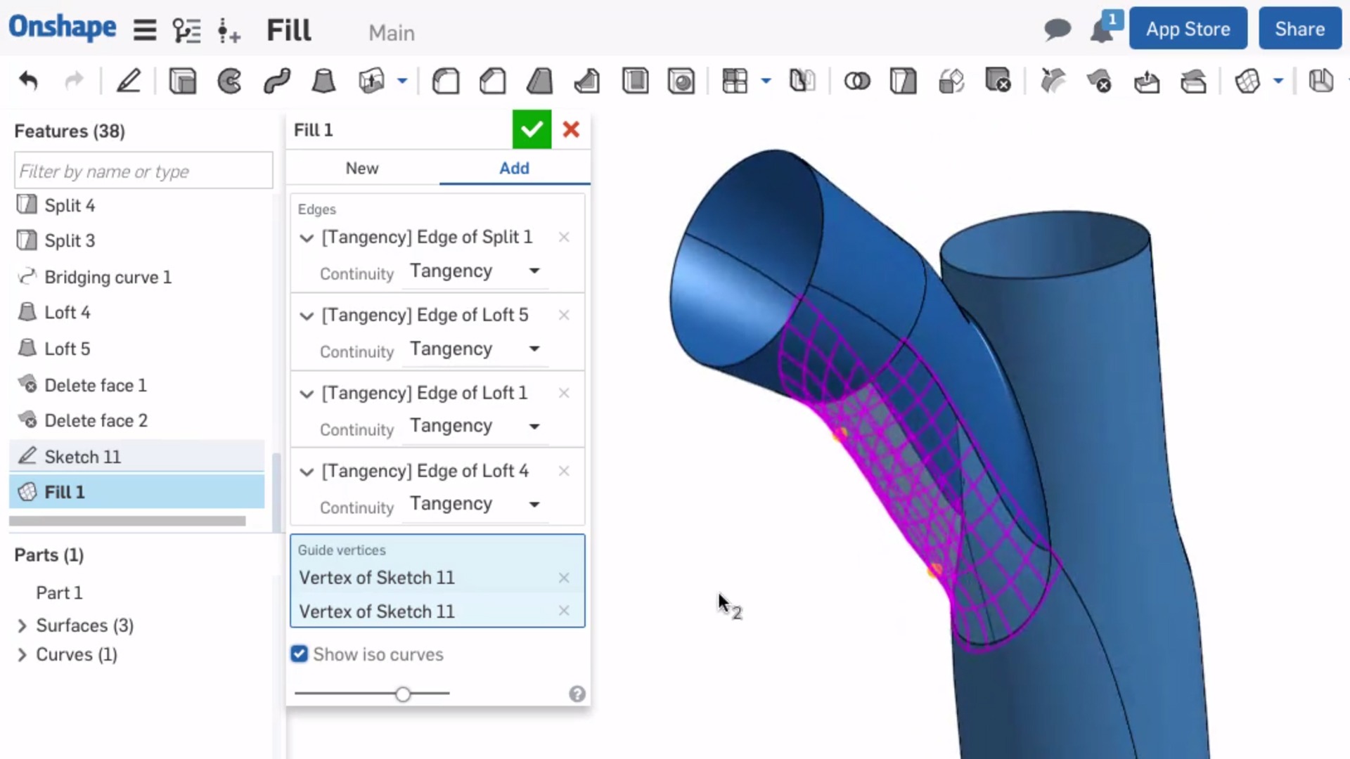 Top 3 Onshape Updates: Fill, Enclose, Loft Guides + End Conditions