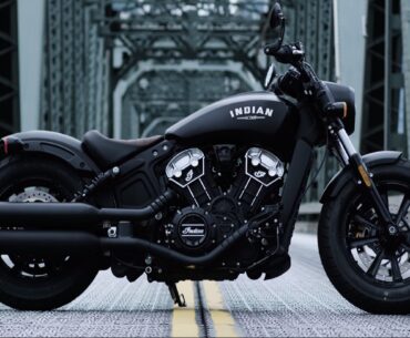 Indian Scout Bobber Motorcycle is Slammed Style in a Sleek Design