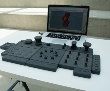 TAC.TILES is a DJ-like Physical Interface for 3D Modeling