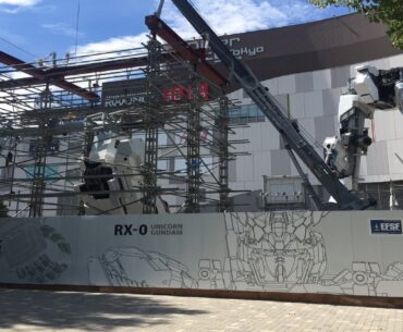 Japan’s New Gundam Bigger than Previous Giant Robot giant gundam unicorn parts